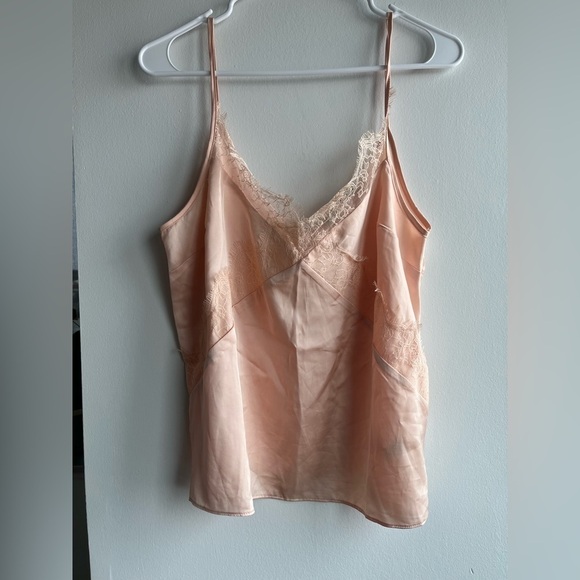 Forever 21 Satin Lace-Trim Cami top peach - Picture 3 of 13